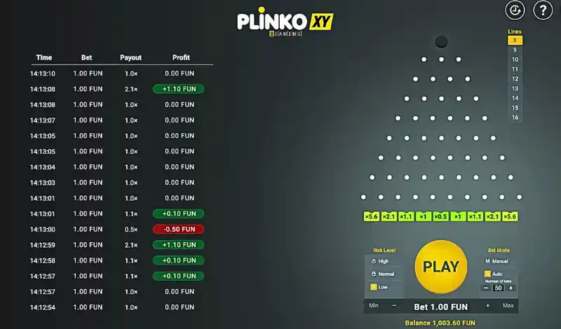 Plinko XY